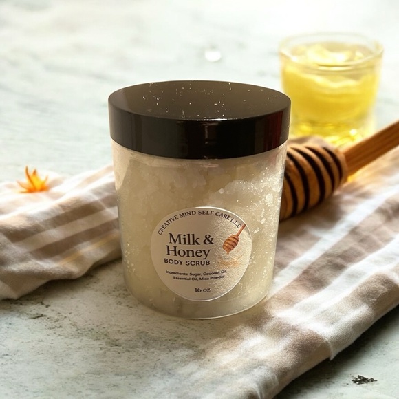 Creative Mind Self Care L.L.C Other - Handcrafted Milk & Honey Body Scrub